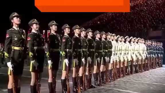 仪仗队女兵